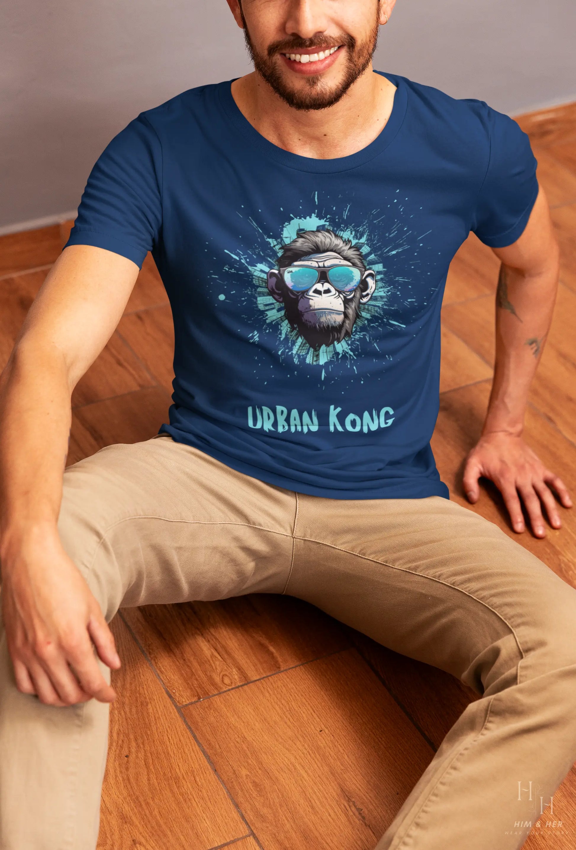 UNISEX URBAN KONG  SUPIMA TEE HIM & HER